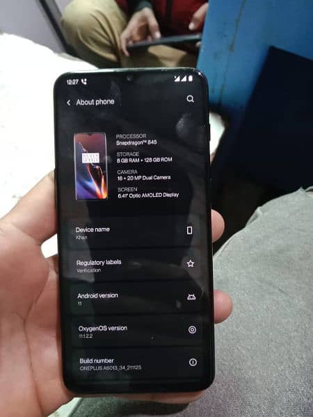 OnePlus 6t 8/128 1