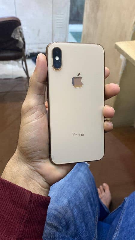 iPhone Xs pta approved double SIM 64gb 80 battery health all ok 0