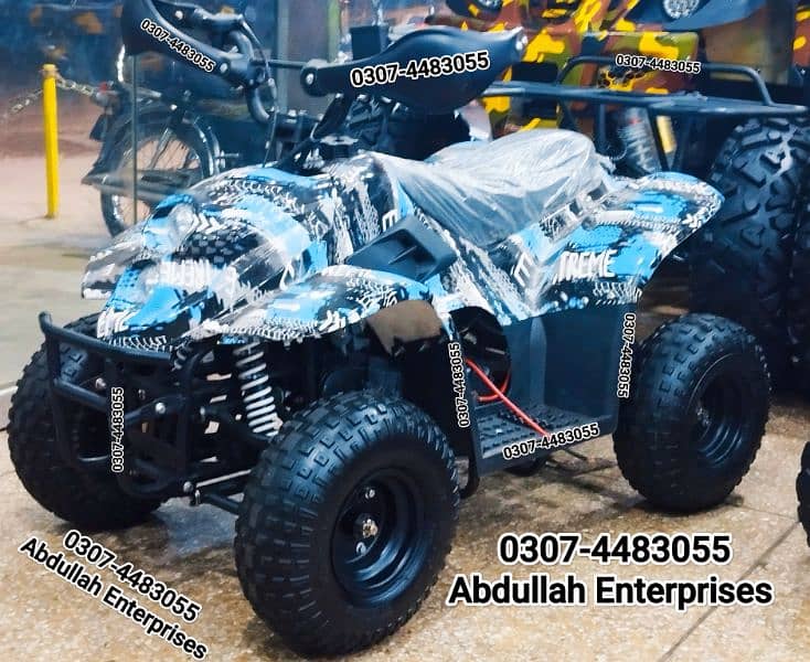 110cc 5 to 12 year size atv quad bike 4 wheel for sale deliver all Pak 2