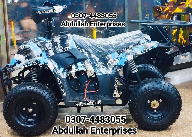 110cc 5 to 12 year size atv quad bike 4 wheel for sale deliver all Pak 5