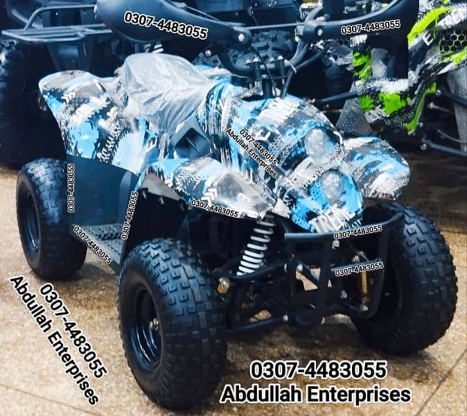 110cc 5 to 12 year size atv quad bike 4 wheel for sale deliver all Pak 6