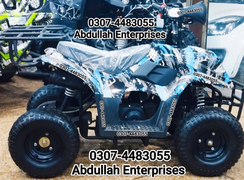 110cc 5 to 12 year size atv quad bike 4 wheel for sale deliver all Pak 7