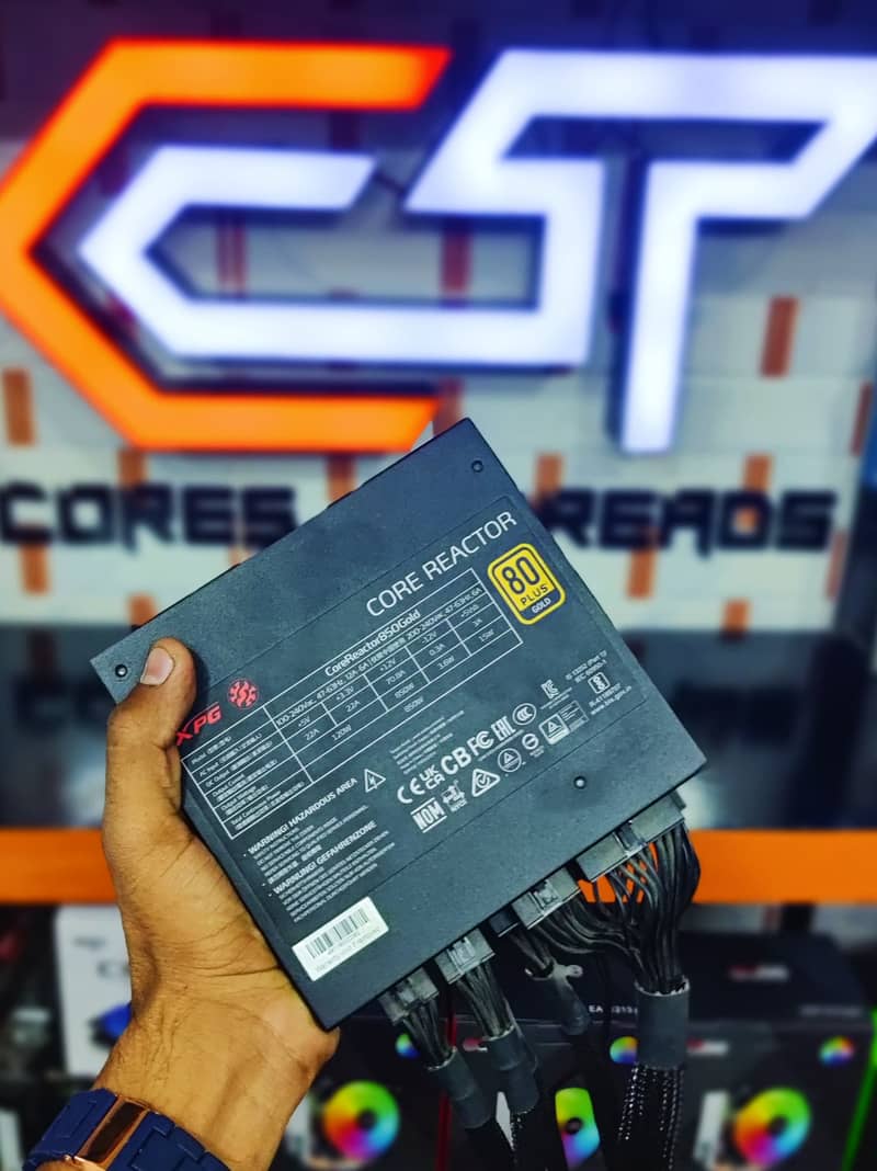 XPG Core Reactor 850w 80+ Gold PSU Gaming PC Power Supply 0