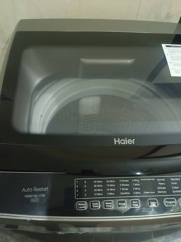 Haier automatic washing machine 15kg 0