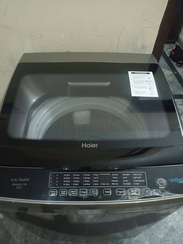 Haier automatic washing machine 15kg 1