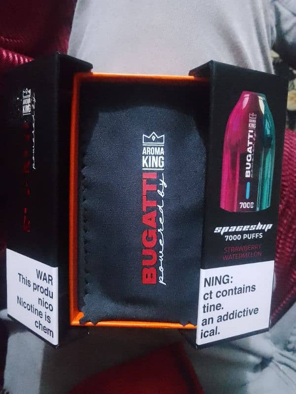 BUGATTI pood (Aroma King) USA Import 7000 PUFFS  Contact only whatsapp 7