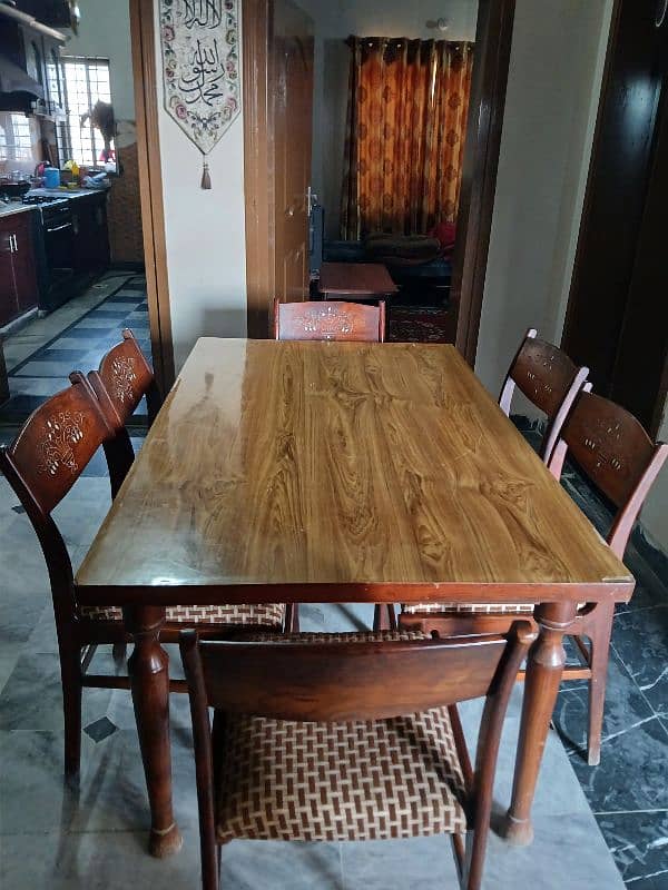 dining table with 6 chairs 2