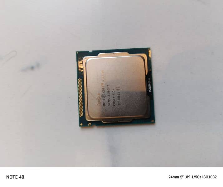 Core i7-3770k 3.50GHZ processor with checking warranty 0