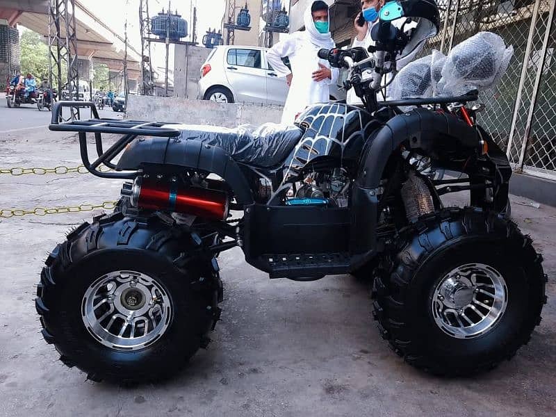 Full size 124cc atv quad 4 wheels delivery all Pakistan 0