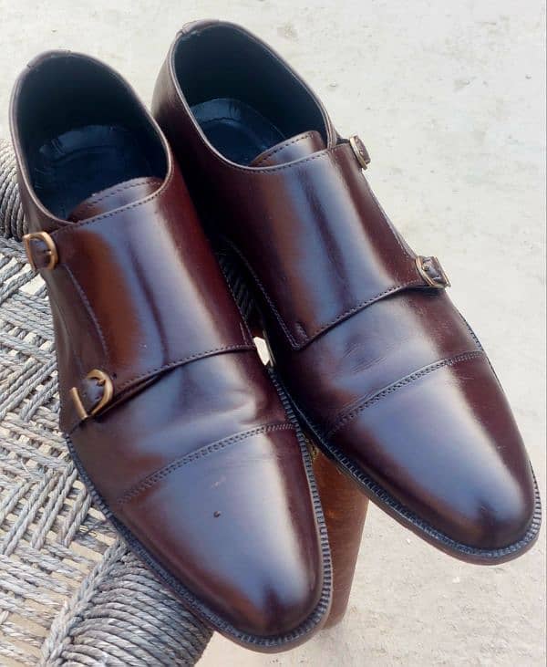 Monk Style Cow leather shoes For Men 0