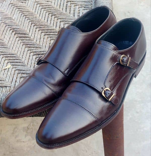 Monk Style Cow leather shoes For Men 1