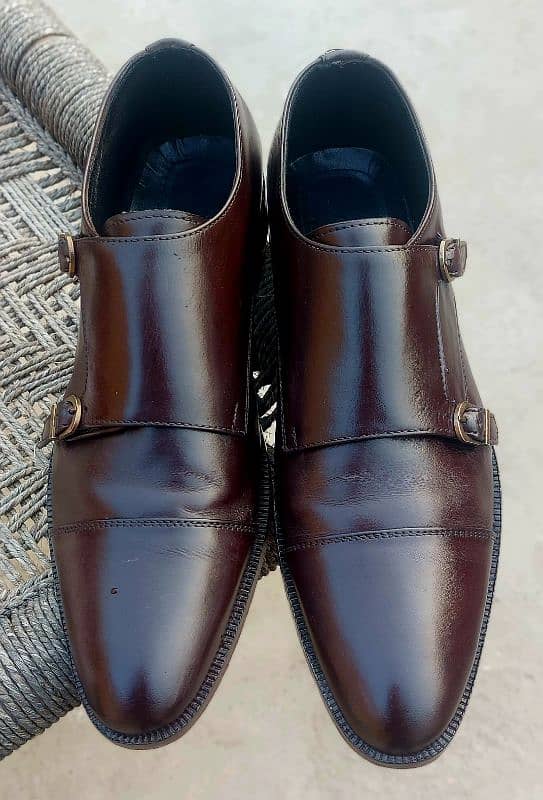 Monk Style Cow leather shoes For Men 2