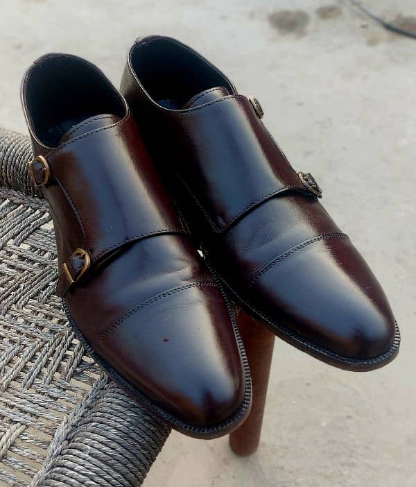 Monk Style Cow leather shoes For Men 3