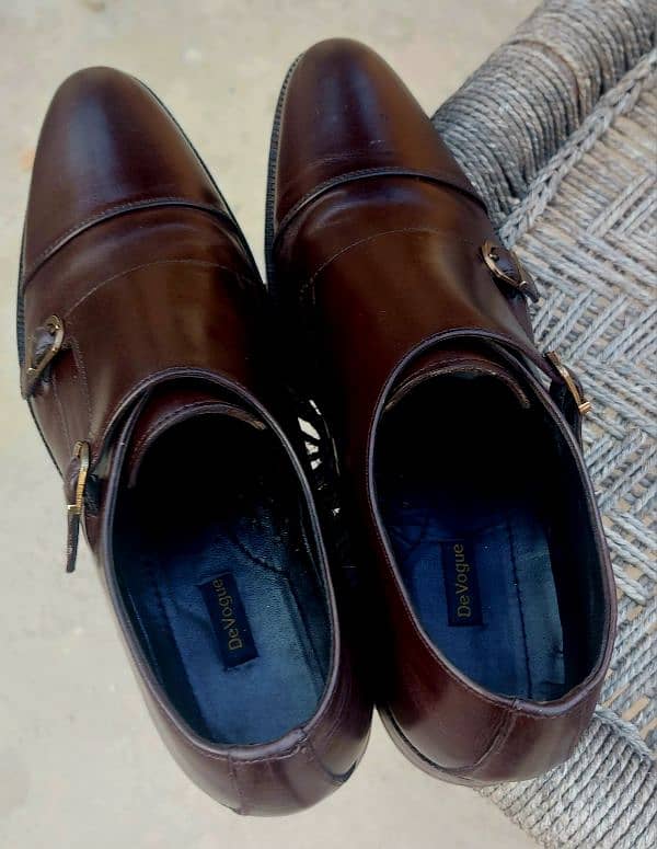 Monk Style Cow leather shoes For Men 4