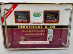 Original Universal A-70 Stabilizer| 7000 Watts Heavy Duty | Best Cond.