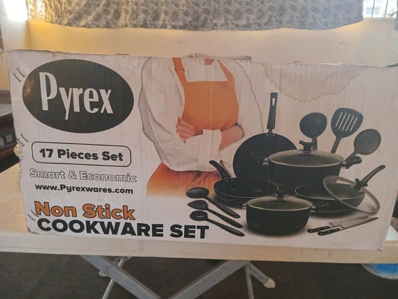 17 piece non stick cookware set 0