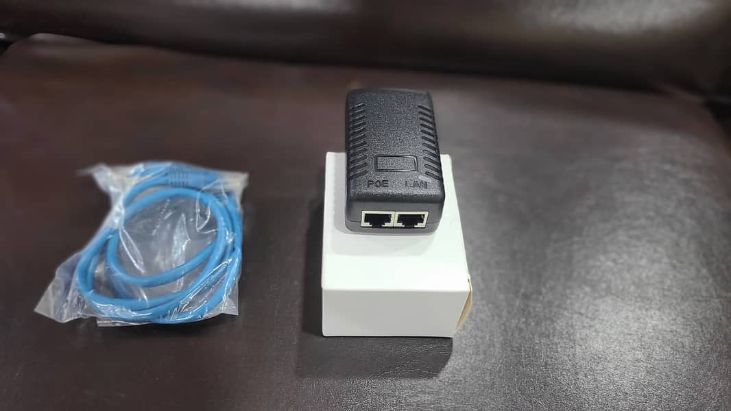 Poe Injector 24V 1A 10/100/1000 Mbps Poe Adapter (New) 7