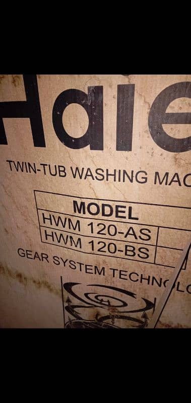 Haier washing machine new brand 0