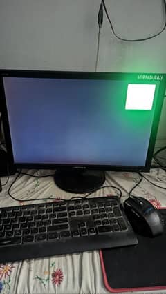 lcd for PC with key board mouse wire