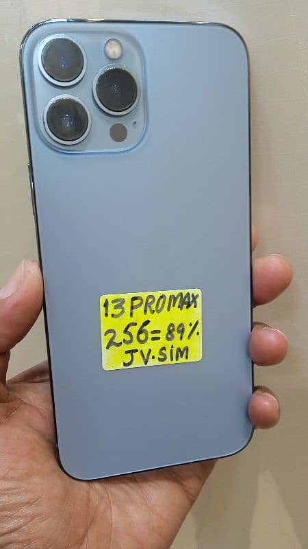 iPhone 13 pro max blue 256gb jv for sale 1