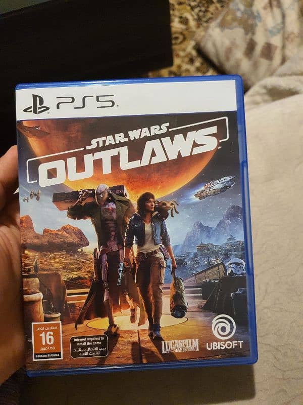 Starwars outlaws. playstation 5 0