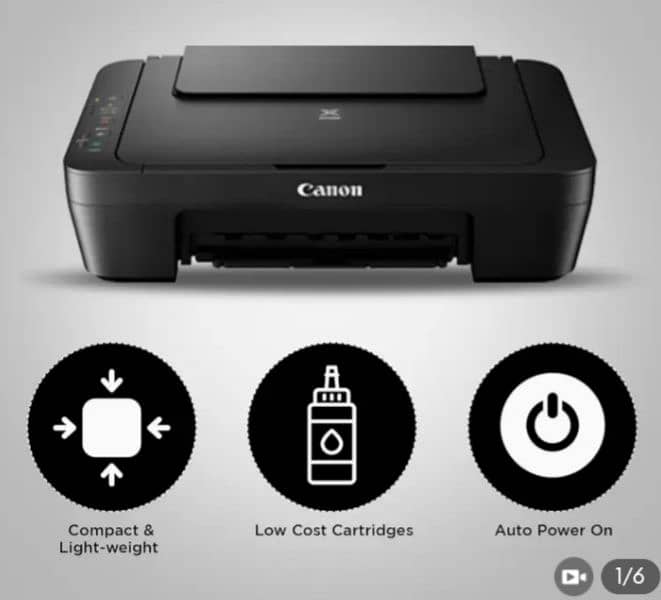 Colour Printer+ Black and white Printer+ Scanner Canon PIXMA MG2570 0