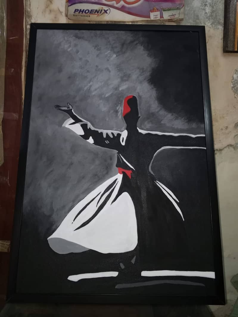 Sufi Darvesh Oil Painting 0