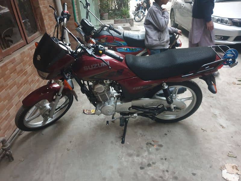 Suzuki GD 110S for sale, Red Color, 10/10 condition 4