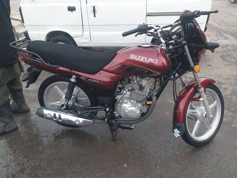 Suzuki GD 110S for sale, Red Color, 10/10 condition 5