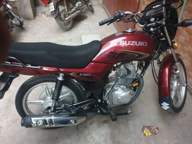 Suzuki GD 110S for sale, Red Color, 10/10 condition 9