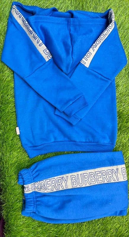 boys fleece tracksuit with hoodie 2 pc 1