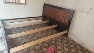 Bed With 2 side Tables and their phatta