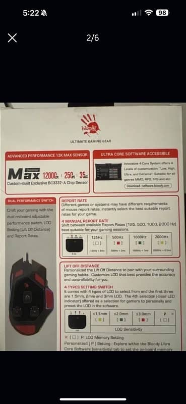 Bloody w95 max Rgb mouse (special edition) 1