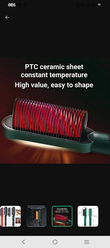 Comb Straightener : easy and smooth 1