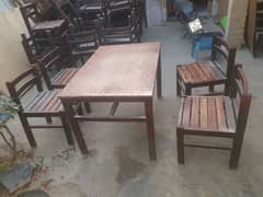 Table and chairs