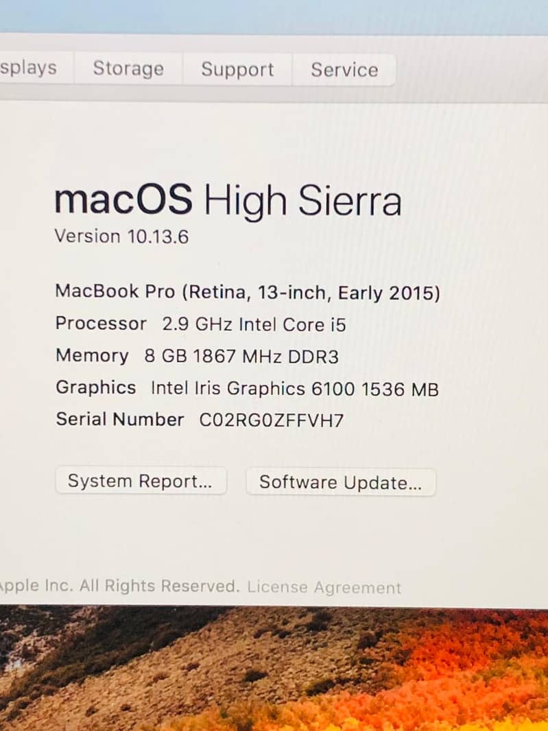 Macbook Pro 2015 13" i5 8/512 Laptop 3