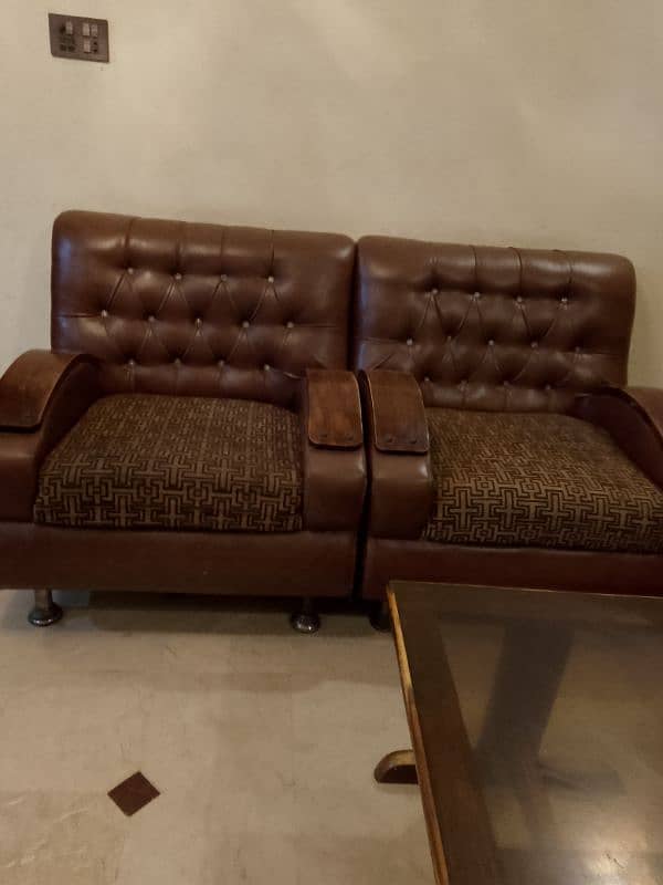 6 seater sofa set excellent condition just need to wash 1