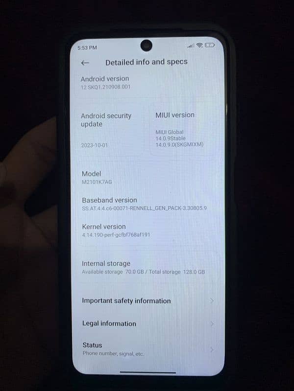 Redmi Note 10 ( 4+2  128) with box 3