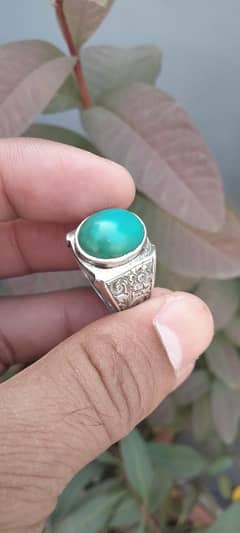 Natural Old Mine Irani Feroza Stone Ring