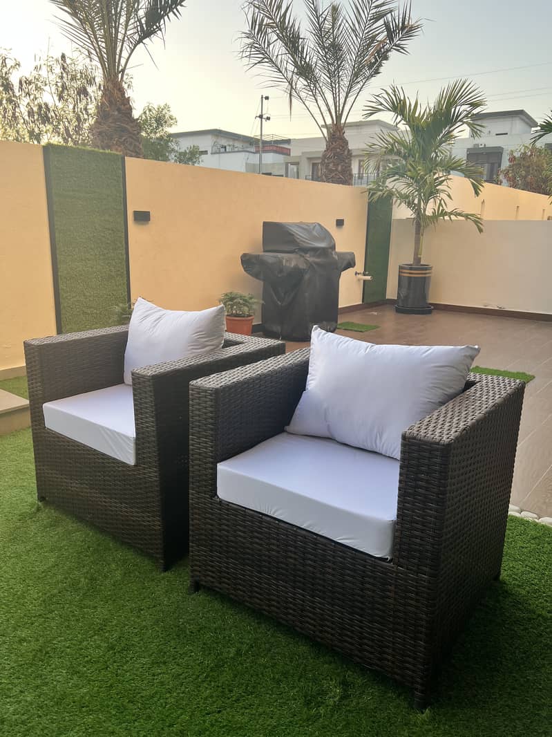 Rattan Patio Sofa Set (5-Seater) 3