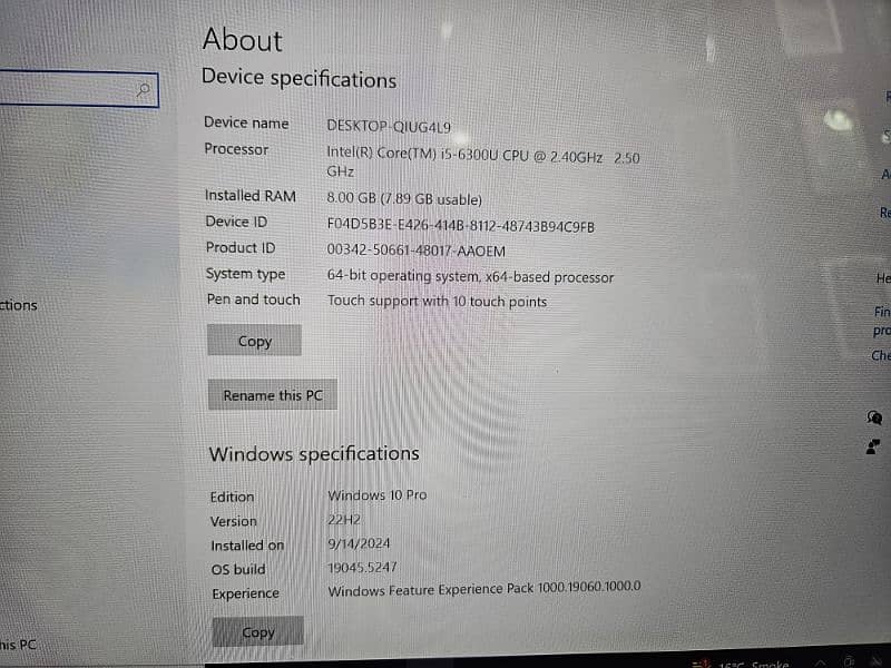 Dell latitude E5470 i5 6th Gen touch&type 0