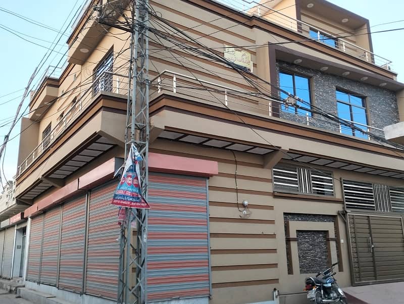 Spacious 6 Marla Double House With 4 Shops Available For Sale In Asim Qadri Block 1