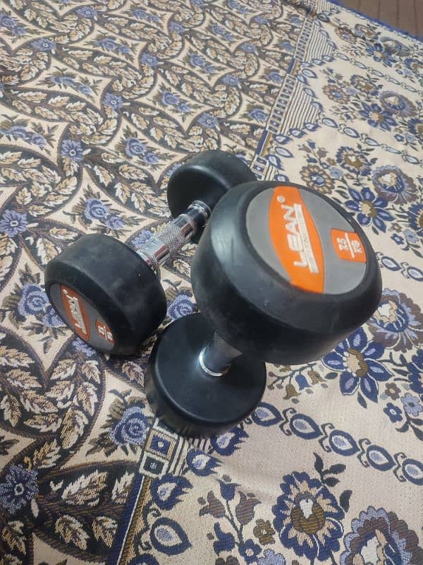 Dumbbells Rubber Coated 0