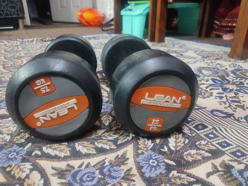 Dumbbells Rubber Coated 1