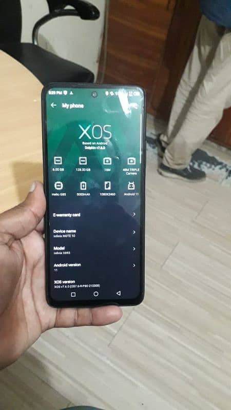 infinix Note 10 6/128 Exchange possible 6