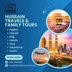 Umrah, Hajj, Eco, Eco+, Star & Gold Packages, All Visas, Flights