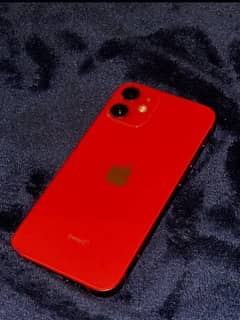 non-pta iphone 12 MINI 64gb red color back glass break