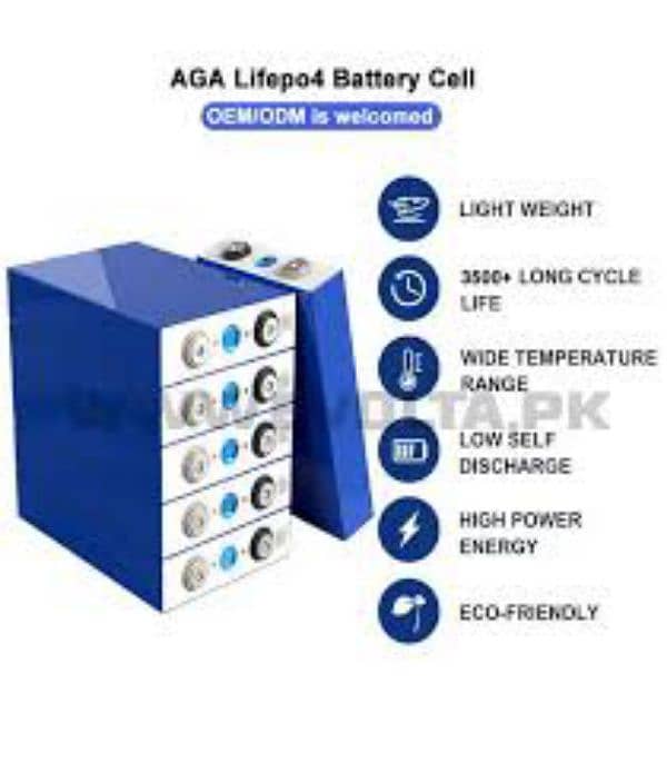 lithium Phosphate Cell , LifePO4 , lithium battery ,105ah  12v And BMS 5