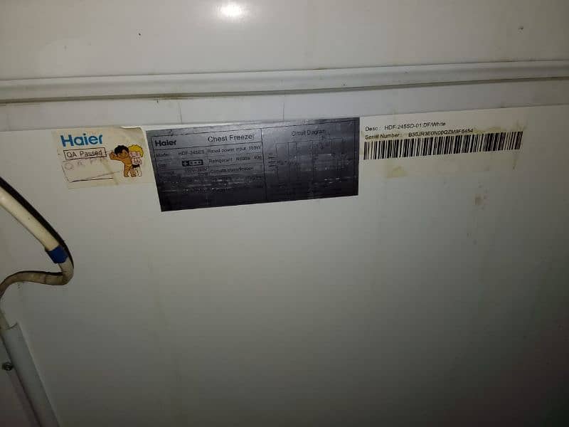 Haier Deep Freezer Excellent condition HDF245 6