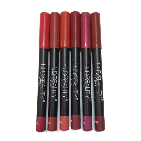 Long lasting lip and eye pencil, pack of 6 0